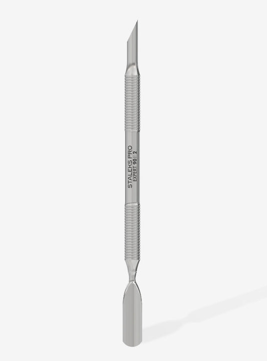 Spatola Per Manicure (Pusher Obliquo + Pusher Largo Arrotondato) EXPERT 90 TYPE 2