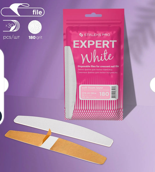 Ricambi Per Lima Mezzaluna A Base Morbida EXPERT 40 grit 180 (30 Pezzi)